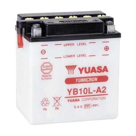 Batterie Moto Yuasa Yumicron V Ah Avec Entretien Yb L A