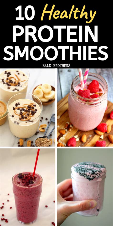 10 Healthy Protein Smoothies Every Man Should Try Protein Smoothie Easy Protein Smoothie