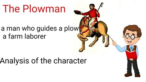The Plowman In The Prologue To The Canterbury Tales Plowman Character