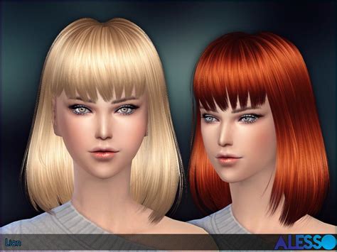Long Bob For Females Works With Hats Found In Tsr Category Sims 4