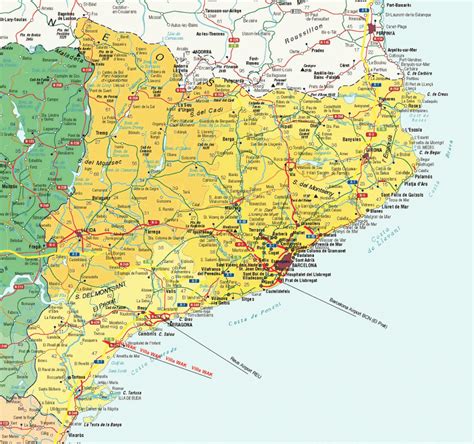 Spain Map Tourist Attractions Travelsfinderscom