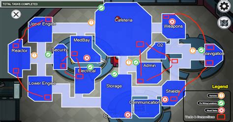 Among Us Mira Map Layout