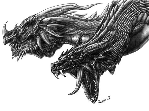 Dragon tattoo designs, beyond being artistic and magical, can represent wisdom, toughness, power, good fortune, and the ability to conquer anything standing in your way. cool dragon drawing | Dragon drawing, Realistic dragon ...
