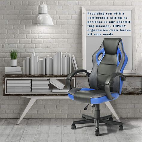 Office Chair Mesh Gaming Chair Blue Walmart Canada