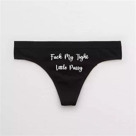 Fuck My Tight Little Pussy Thong Cum Slut Whore Panties Fuck Me Sir Master Slave Kink Ddlg