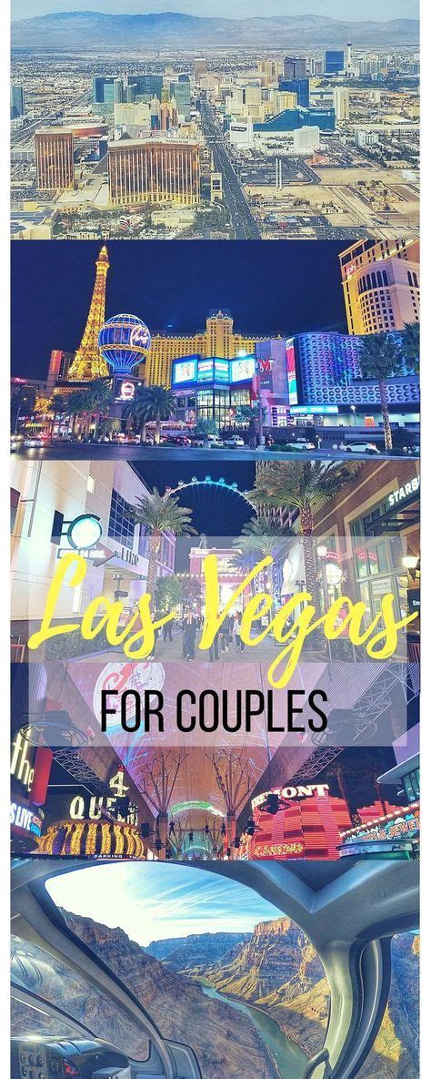 The Las Vegas Skyline With Text Overlaying It That Reads Las Vegas For Couples