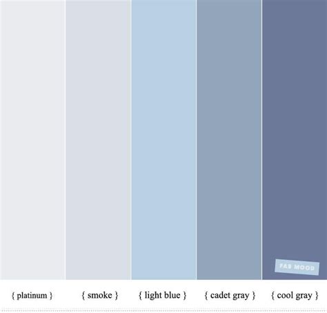 The Best Light Blue And Gray Color Palette 2023