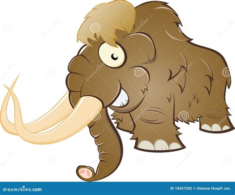 Cartoon Mammoth Royalty Free Stock Photo Image 18457285
