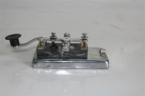 Vintage Chinese Military Morse Code Telegraph Key Ebay