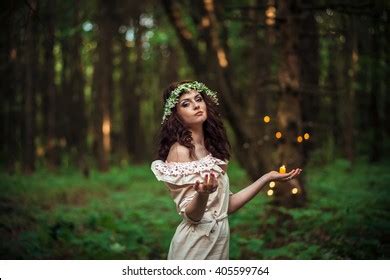 Mysterious Forest Nymph Stock Photo Shutterstock