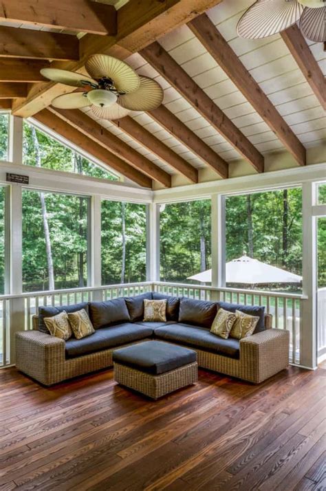 45 Amazingly Cozy And Relaxing Screened Porch Design Ideas Porch