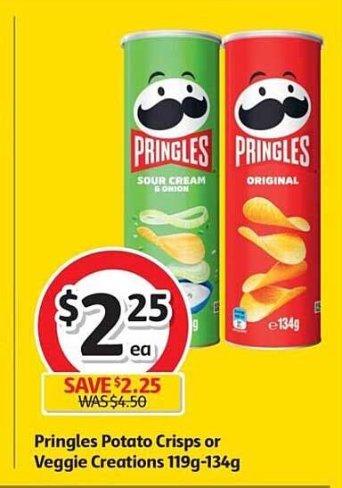 Pringles Potato Crisps Or Veggie Creations Offer At Coles
