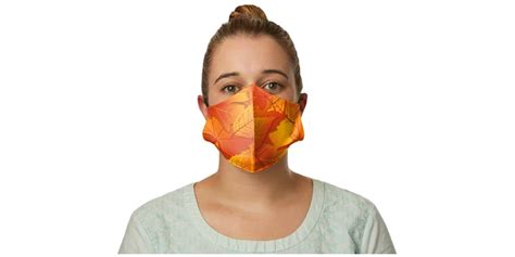 fall pattern face mask general use