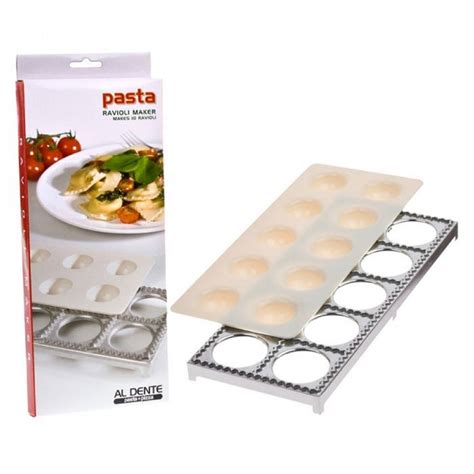 New Large Ravioli Maker Pasta Mould Mold Tray Cutter Stamp Dumpling