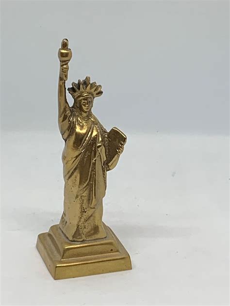 Brass Statue Of Liberty Restoration Hardware Made In India Etsy