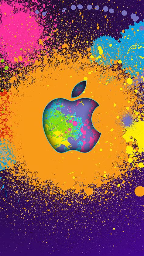 750x1334 Apple Colorful Logo Iphone 6 Iphone 6s Iphone 7