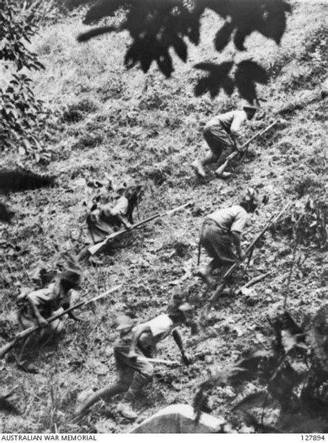 It was the first major battle of the pacific war,11 and was fought between ground forces of the british indian army and the empire of japan. GEMAS, MALAYA. 1942-01-14. JAPANESE TROOPS ADVANCING ...