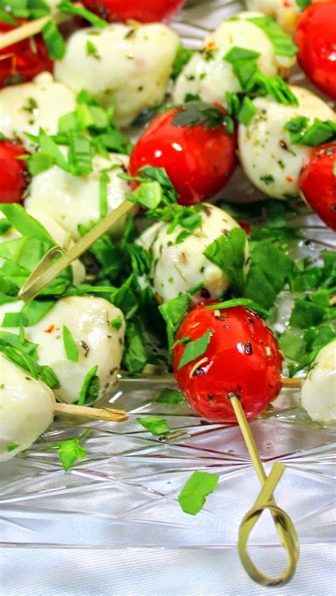 Easy appetizers on a stick with egg and salami (cold appetizer recipe in 9 steps). 52 Ways to Cook: Tomato and Mozzarella Caprese Salad on a ...