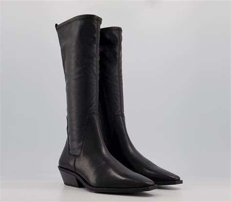 Vagabond Shoemakers Ally Tall Boot Black Knee High Boots