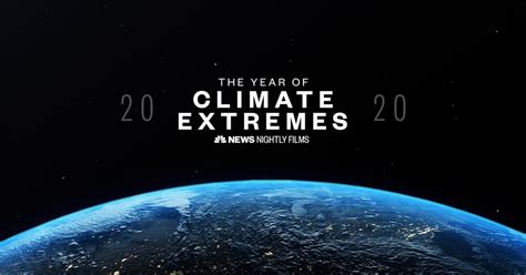2020 The Year Of Climate Extremes