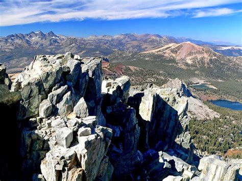 Mammoth Lakes Area From The Mammoth Crest Photos Diagrams And Topos