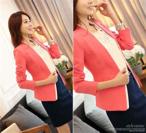 Blazer Wanita Korea Style Cantik Online Modern Women Womens Blazer