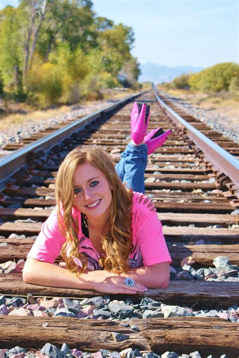 Pin By Bunny Keller On Perfectly Timed Photos Railroad Photoshoot Senior Photoshoot
