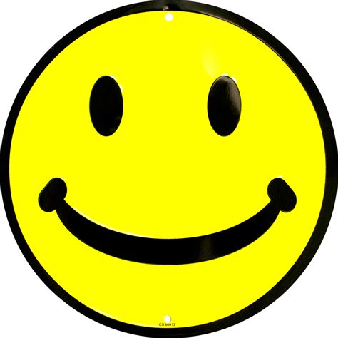 Cs60013 Smiley Face Circle Sign Hangtime
