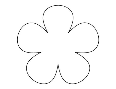 Open any of the printable files above by clicking the image or the link below the image. Flower pattern. Use the printable outline for crafts ...