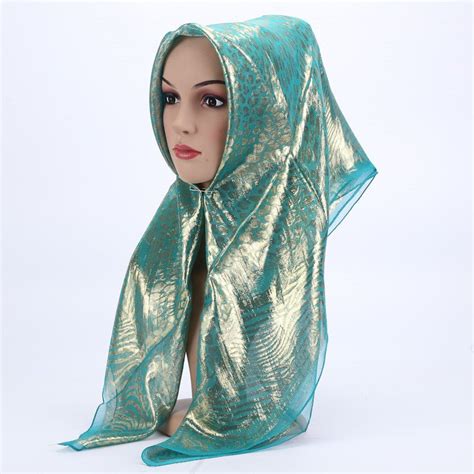 Wholesale Women Muslim Silk Hijab Scarf Long Head Scarf Female Hijab Shawl Pashmina Scarf Sjaal