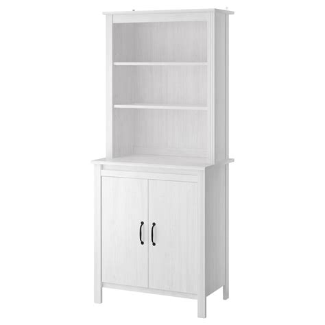 Brusali High Cabinet With Doors White 31 12x74 34 Add To Cart Ikea
