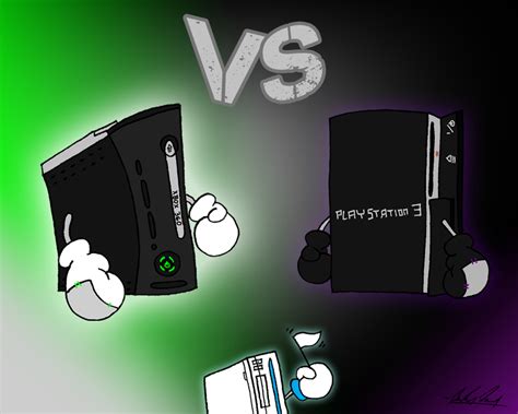 Xbox 360 Vs Ps3 By Cr253 On Deviantart
