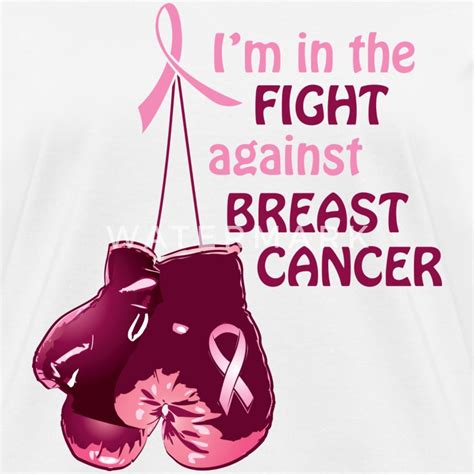 i m in the fight against breast cancer t shirt spreadshirt