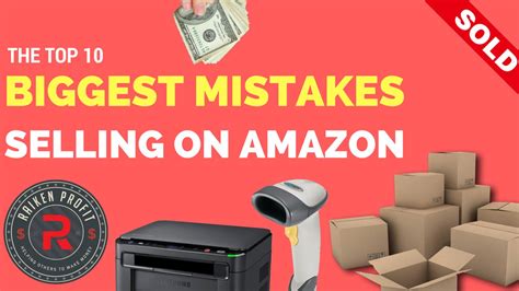 The 10 Biggest Mistakes To Avoid Selling On Amazon Fba With Dollar Moves Youtube