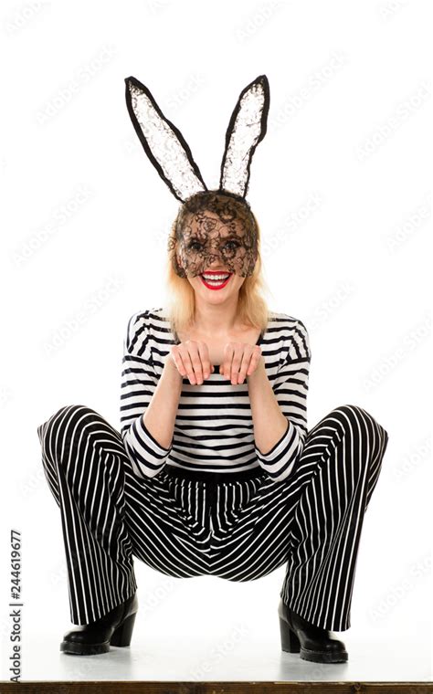 sexy easter bunny girl sexy girl in rabbit mask sexy fashion girl in black mask woman with