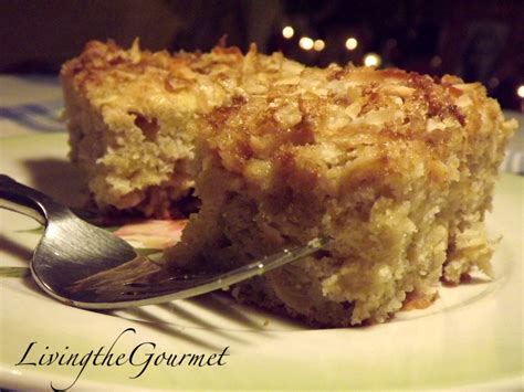 Banana cake is one of those things that brings a smile to your lips and happiness to your heart. Foodista | Recipes, Cooking Tips, and Food News | Banana Coffee Cake!!!