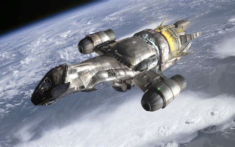 Future Spaceships Bellow A Earth Wallpapers Hd Desktop And Mobile