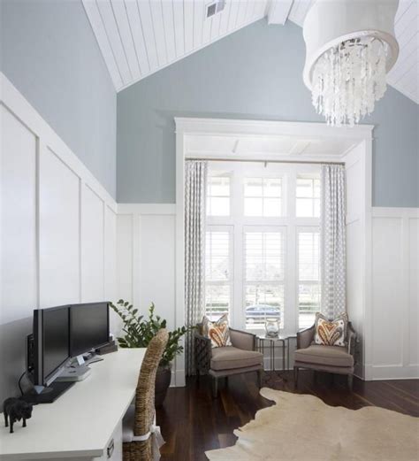 Beautiful White Wall Paneling With Timber Vaulted Ceiling Love The