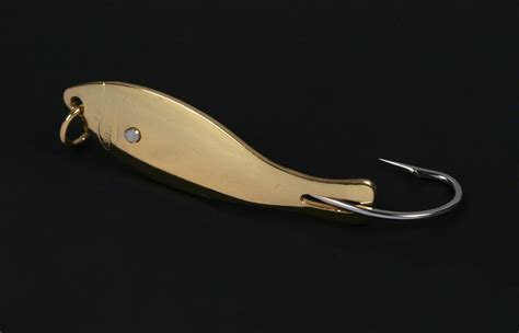 Nungesser 1 12 Saltwater Shad Spoon Fishing Lure Gold Size 1 112