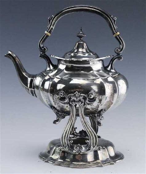 Reed And Barton Hampton Court Silver Tilting Teapot
