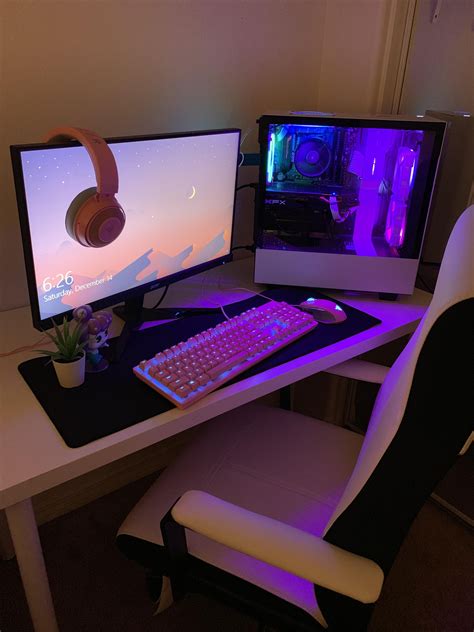Bf built me a setup I love it #PC #Computers #Gaming | Bedroom setup