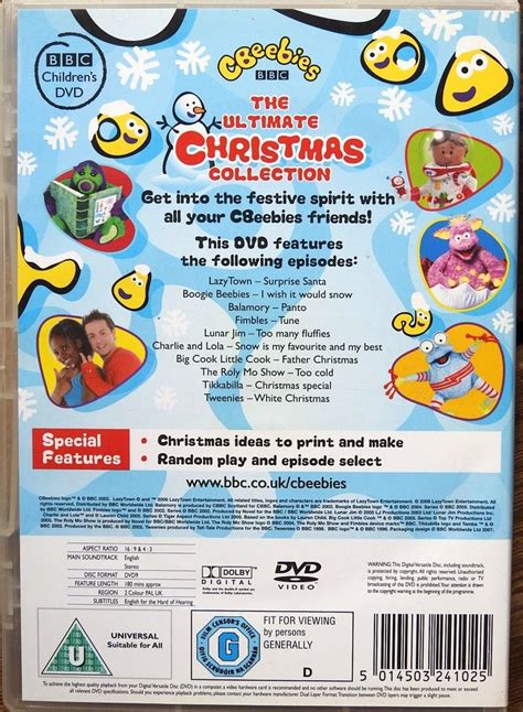 Cbeebies The Ultimate Christmas Collection Dvd English På