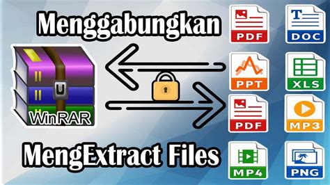 Cara Menggabungkan File Menjadi Satu Ke Rar Winrar Dan Mengextract File
