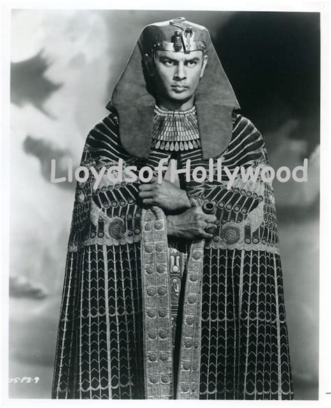 yul brynner pharaoh ramses ten commandments costume test photograph 1956 art and collectibles