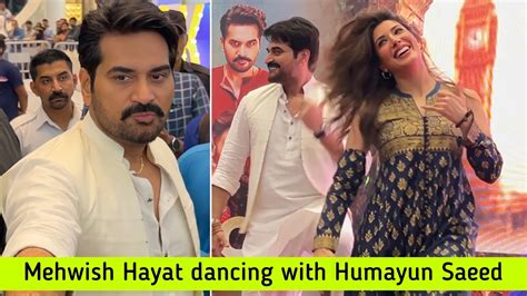 mehwish hayat dancing with humayun saeed in karachi mall london nahi jaunga youtube