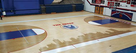Cool College Basketball Court Designs