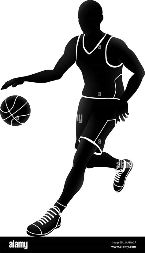 Basketball Player Silhouette Stock Vector Image And Art Alamy