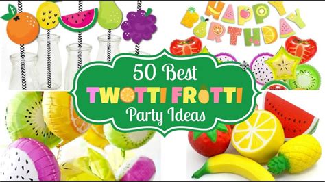 Banners Streamers And Confetti Laventy 3pcs Tutti Frutti Party