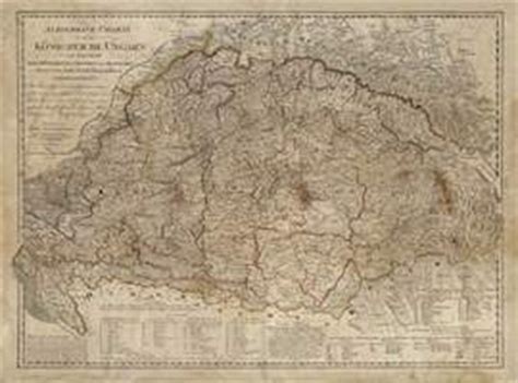 Erdély kétnyelvű térképe megyékkel és nagyobb városokkal. Csodaszarvas ajándékbolt: Nagymagyarország antik régi térképek