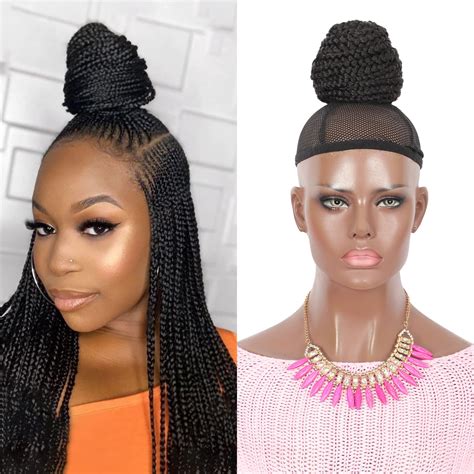 Box Braid Hairstyles In A Bun